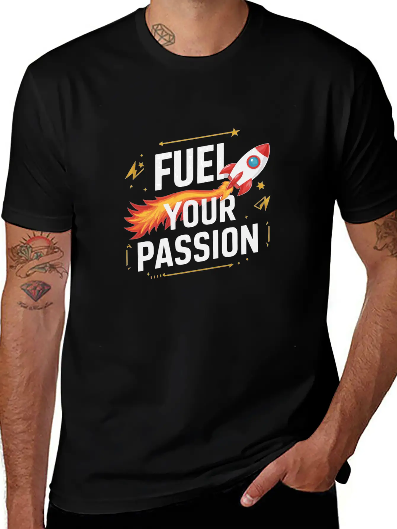 Fuel Your Passion Tee Relaxed Everyday Tee – Lightweight And Durable Cotton