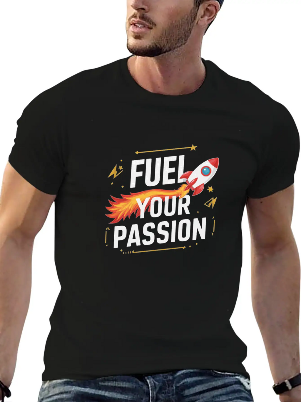 Fuel Your Passion Tee Relaxed Everyday Tee – Lightweight And Durable Cotton