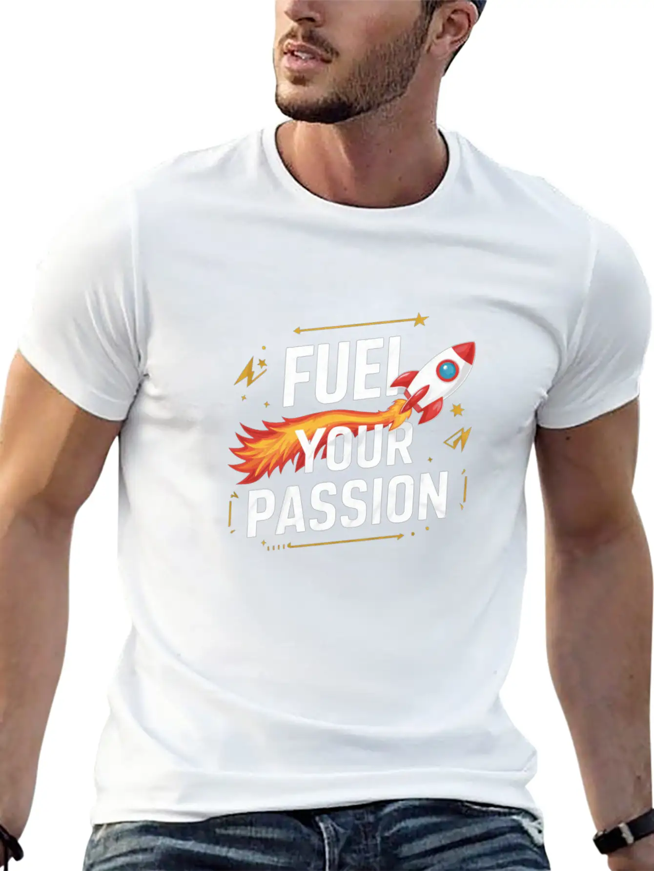 Fuel Your Passion Tee Relaxed Everyday Tee – Lightweight And Durable Cotton