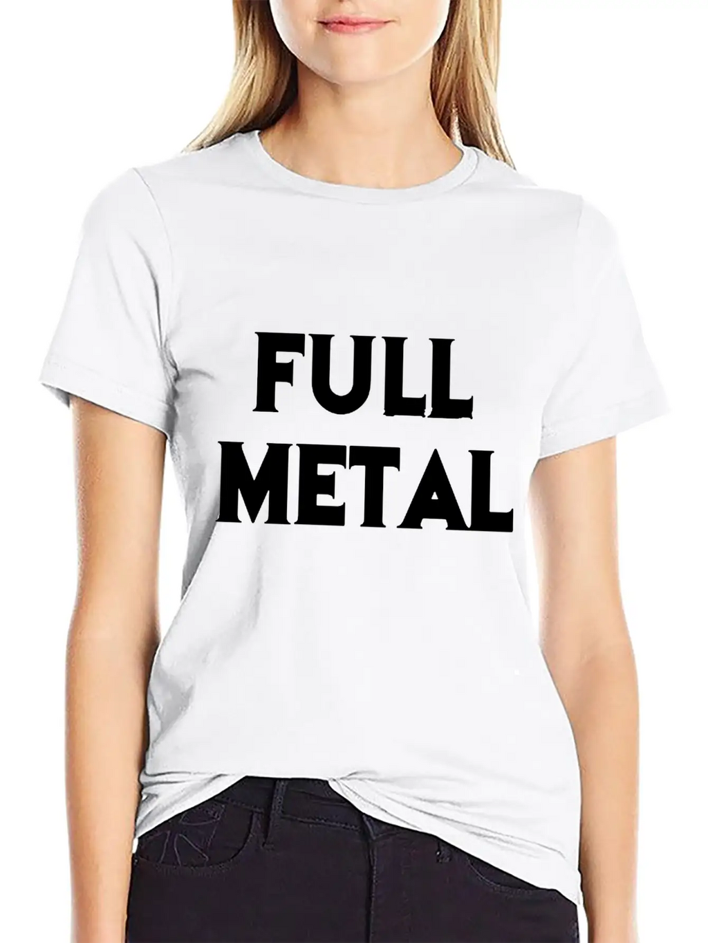 Full Metal Essential Cotton Tee For Daily Outfits – Unisex Style