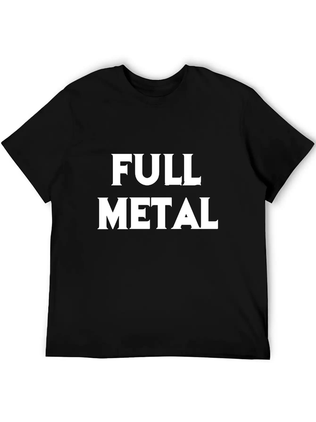 Full Metal Essential Cotton Tee For Daily Outfits – Unisex Style