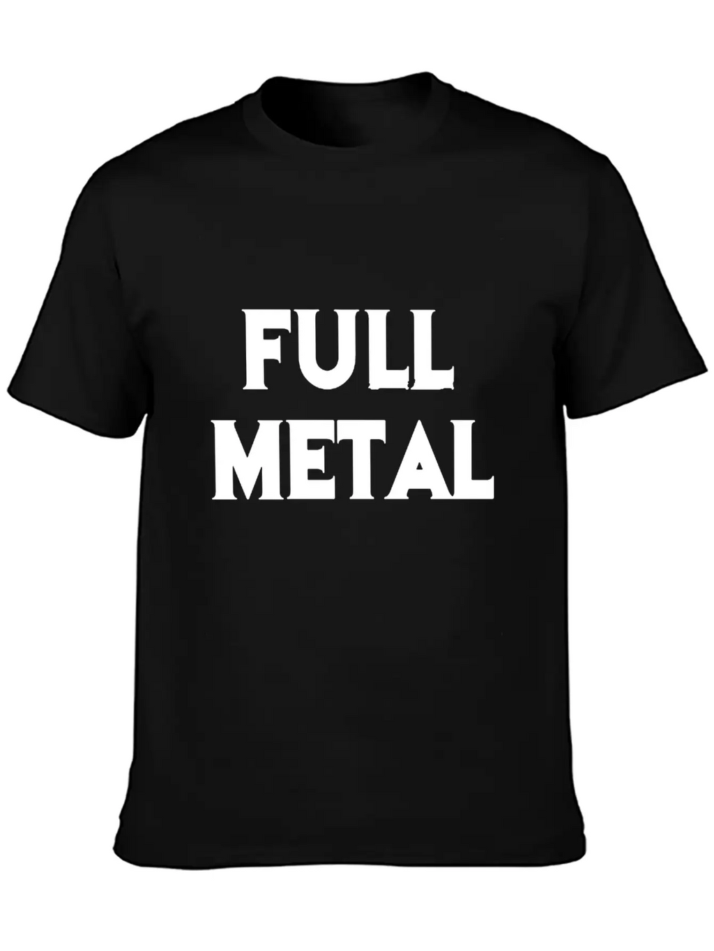 Full Metal Essential Cotton Tee For Daily Outfits – Unisex Style