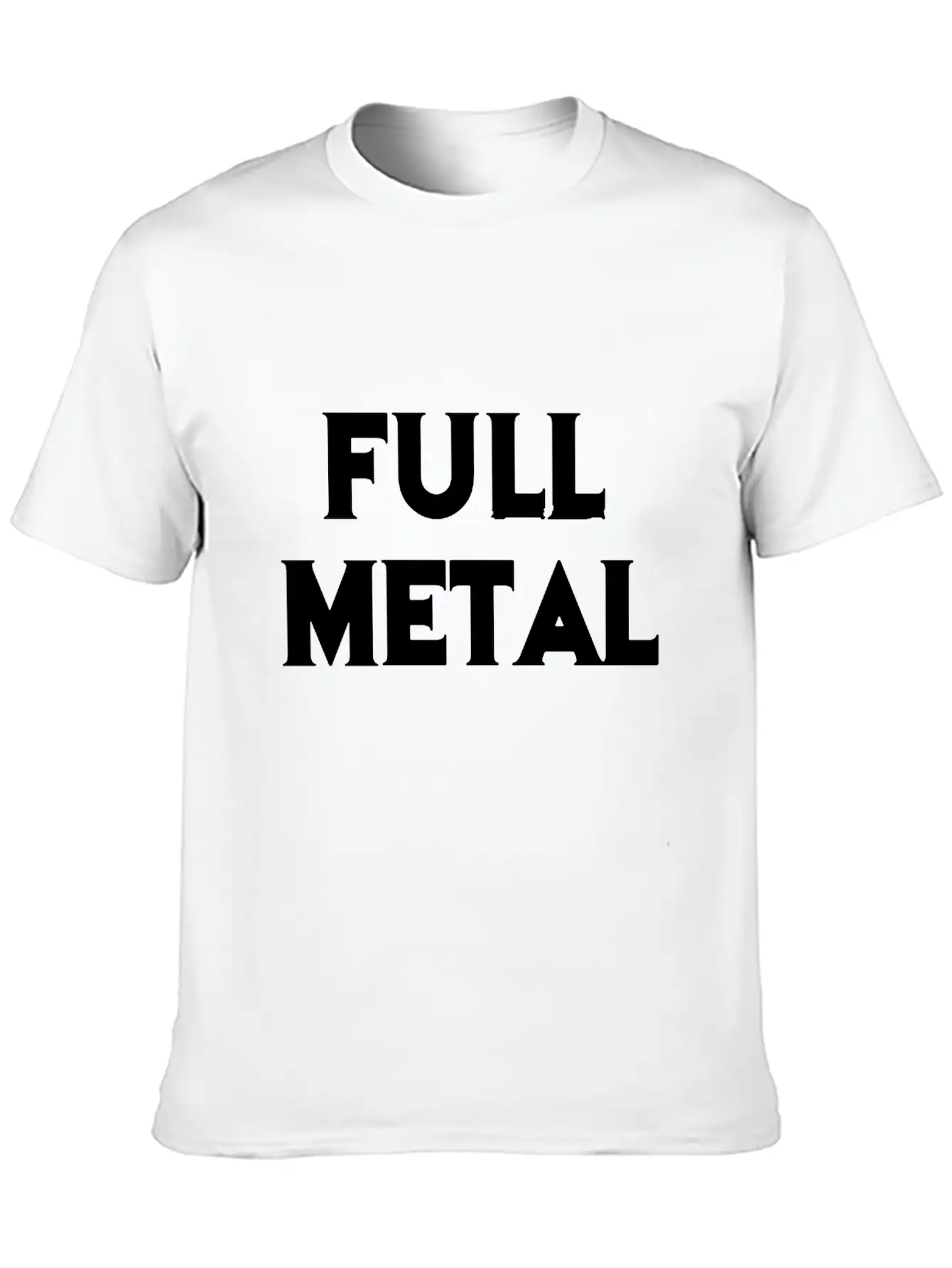 Full Metal Essential Cotton Tee For Daily Outfits – Unisex Style