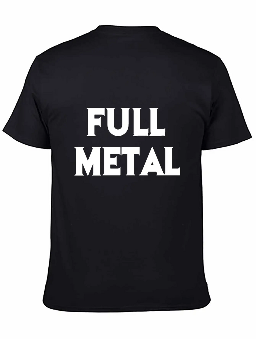 Full Metal Essential Cotton Tee For Daily Outfits – Unisex Style