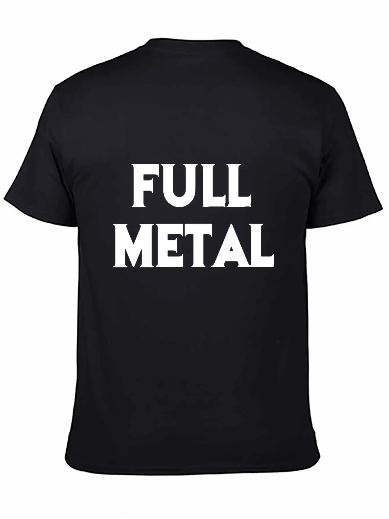 Full Metal Essential Cotton Tee For Daily Outfits – Unisex Style