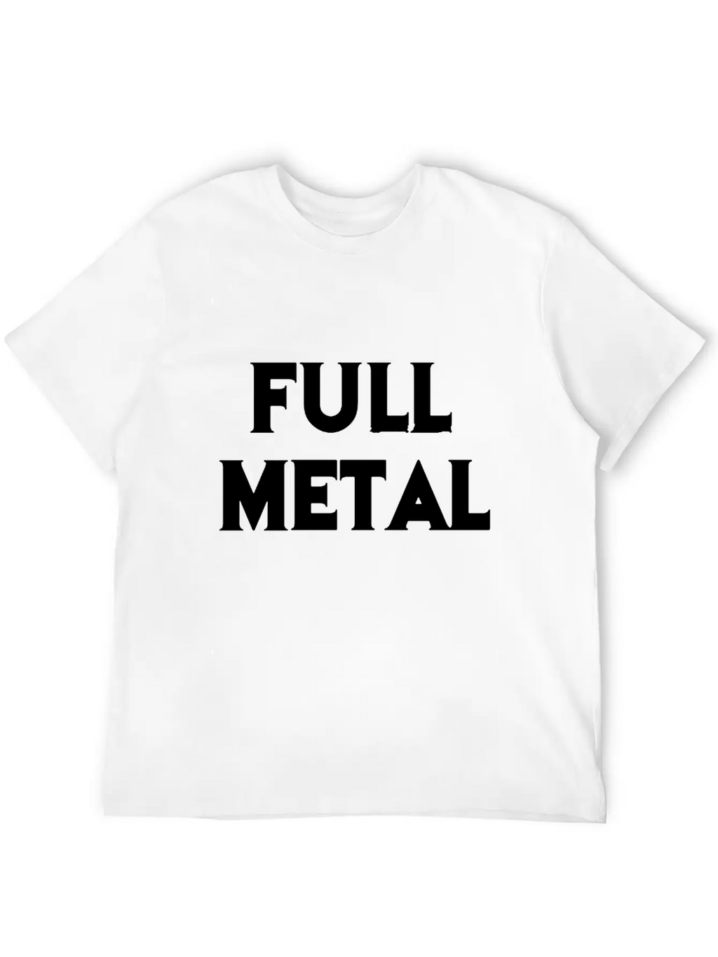Full Metal Essential Cotton Tee For Daily Outfits – Unisex Style
