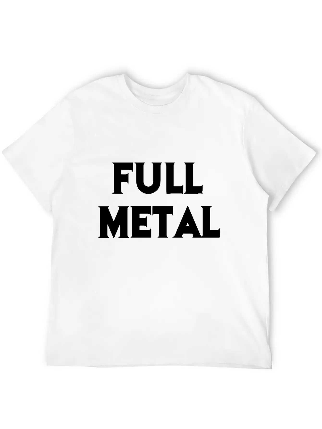 Full Metal Essential Cotton Tee For Daily Outfits – Unisex Style