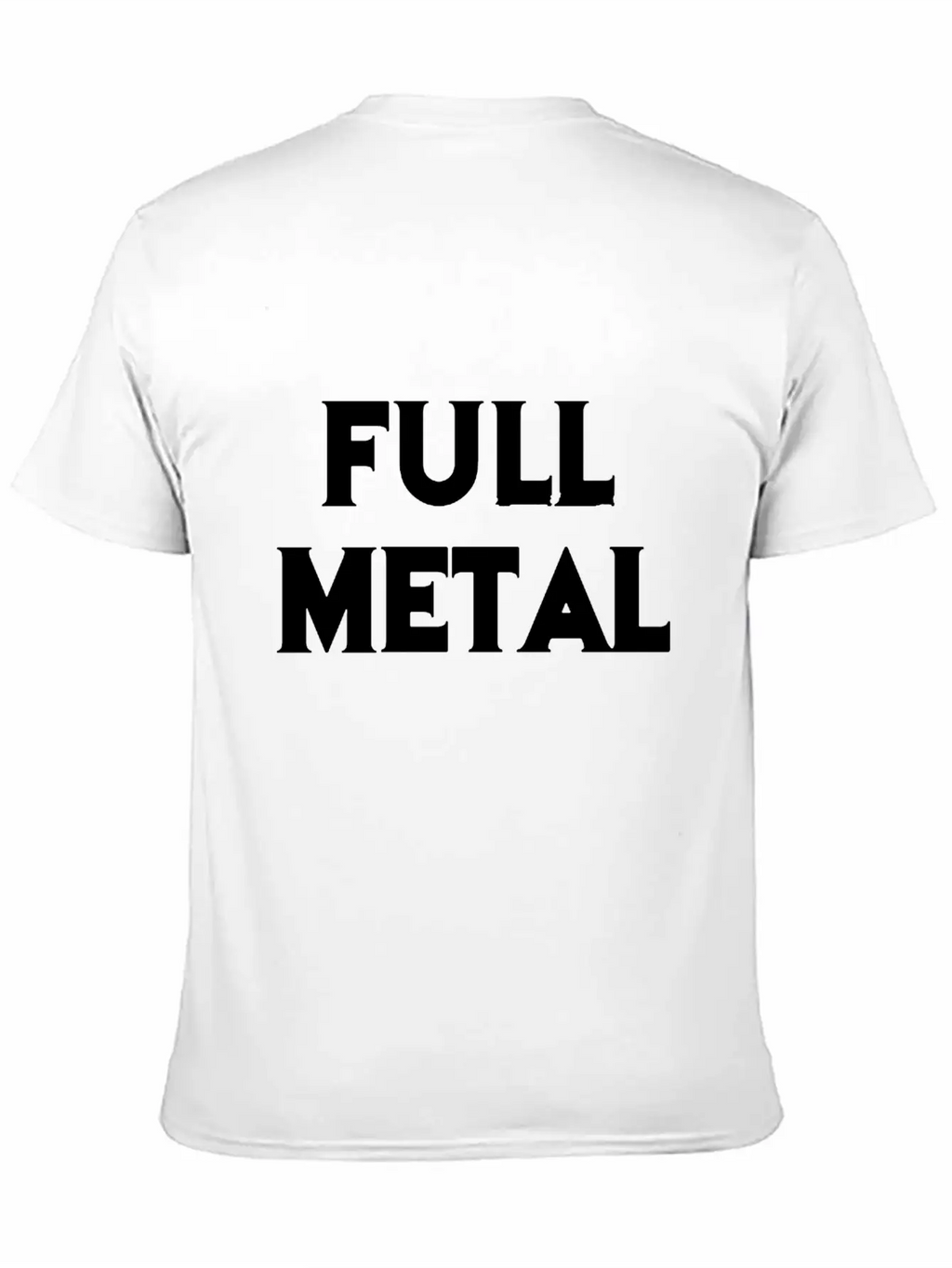Full Metal Essential Cotton Tee For Daily Outfits – Unisex Style