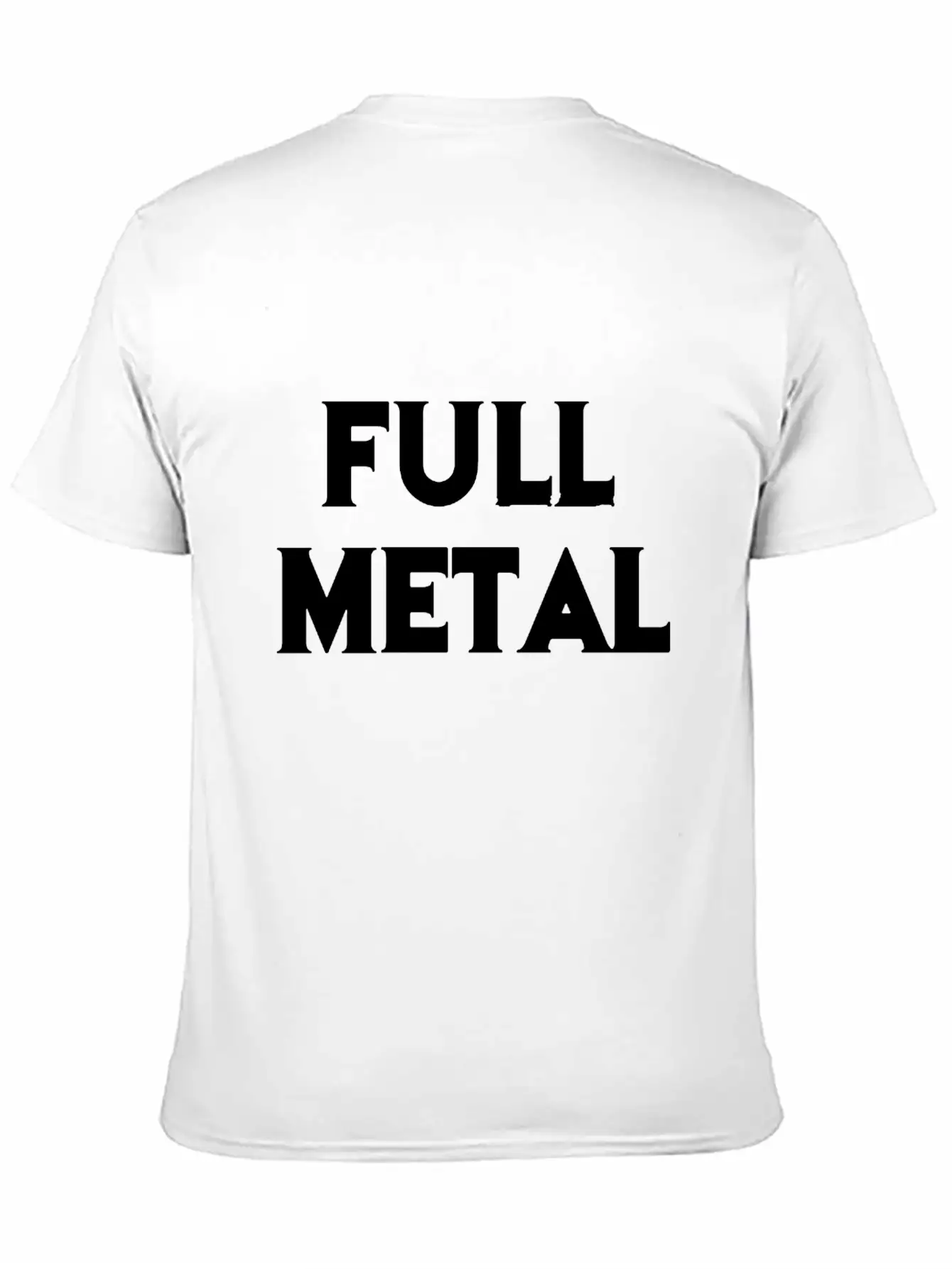 Full Metal Essential Cotton Tee For Daily Outfits – Unisex Style