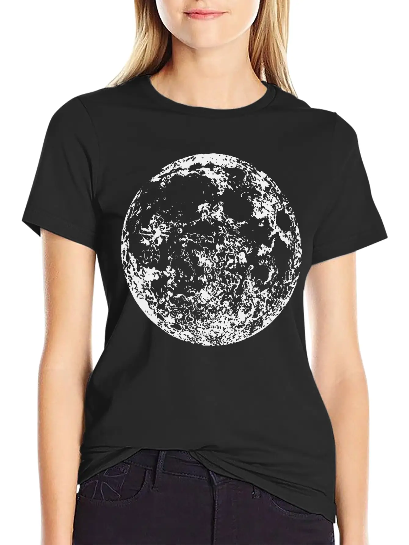 Full Moon T Shirt Astrology Shirt Astronomy Essential Cotton Tee For Daily Outfits – Unisex Style