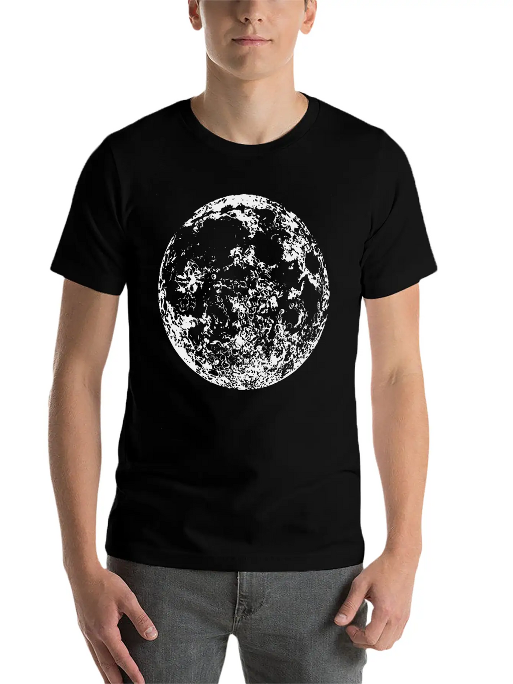 Full Moon T Shirt Astrology Shirt Astronomy Essential Cotton Tee For Daily Outfits – Unisex Style