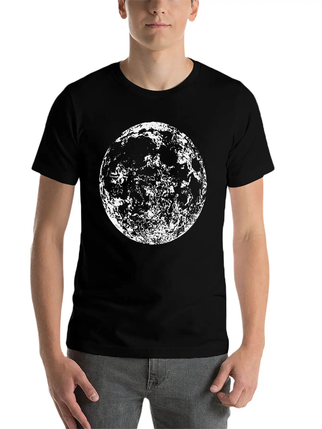 Full Moon T Shirt Astrology Shirt Astronomy Essential Cotton Tee For Daily Outfits – Unisex Style