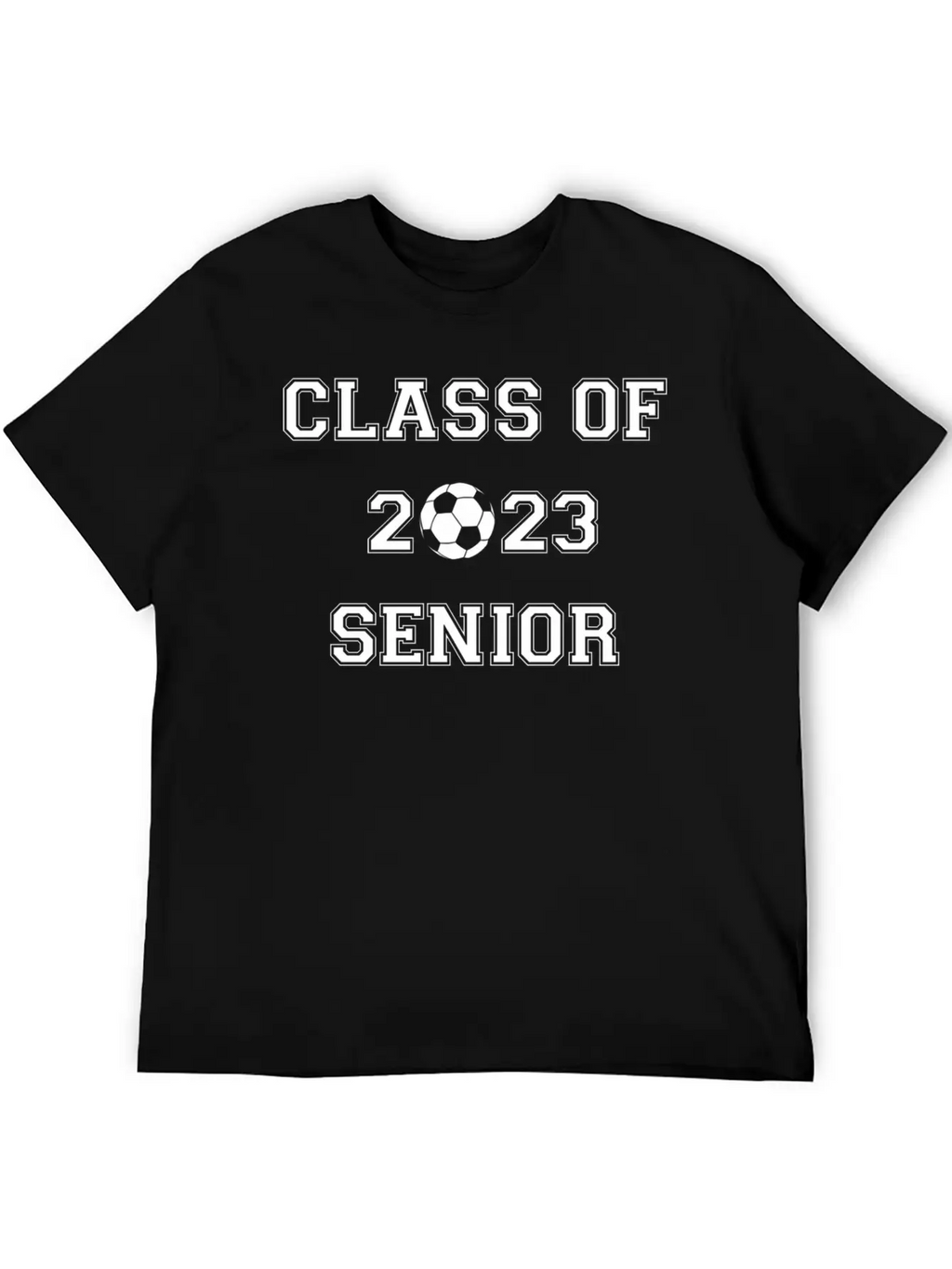 Fun Class Of 2023 Senior High School Soccer Gradua Essential Cotton Tee For Daily Outfits – Unisex Style