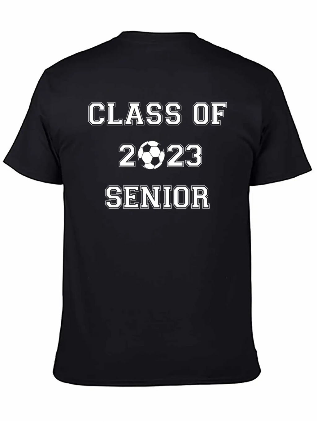 Fun Class Of 2023 Senior High School Soccer Gradua Essential Cotton Tee For Daily Outfits – Unisex Style