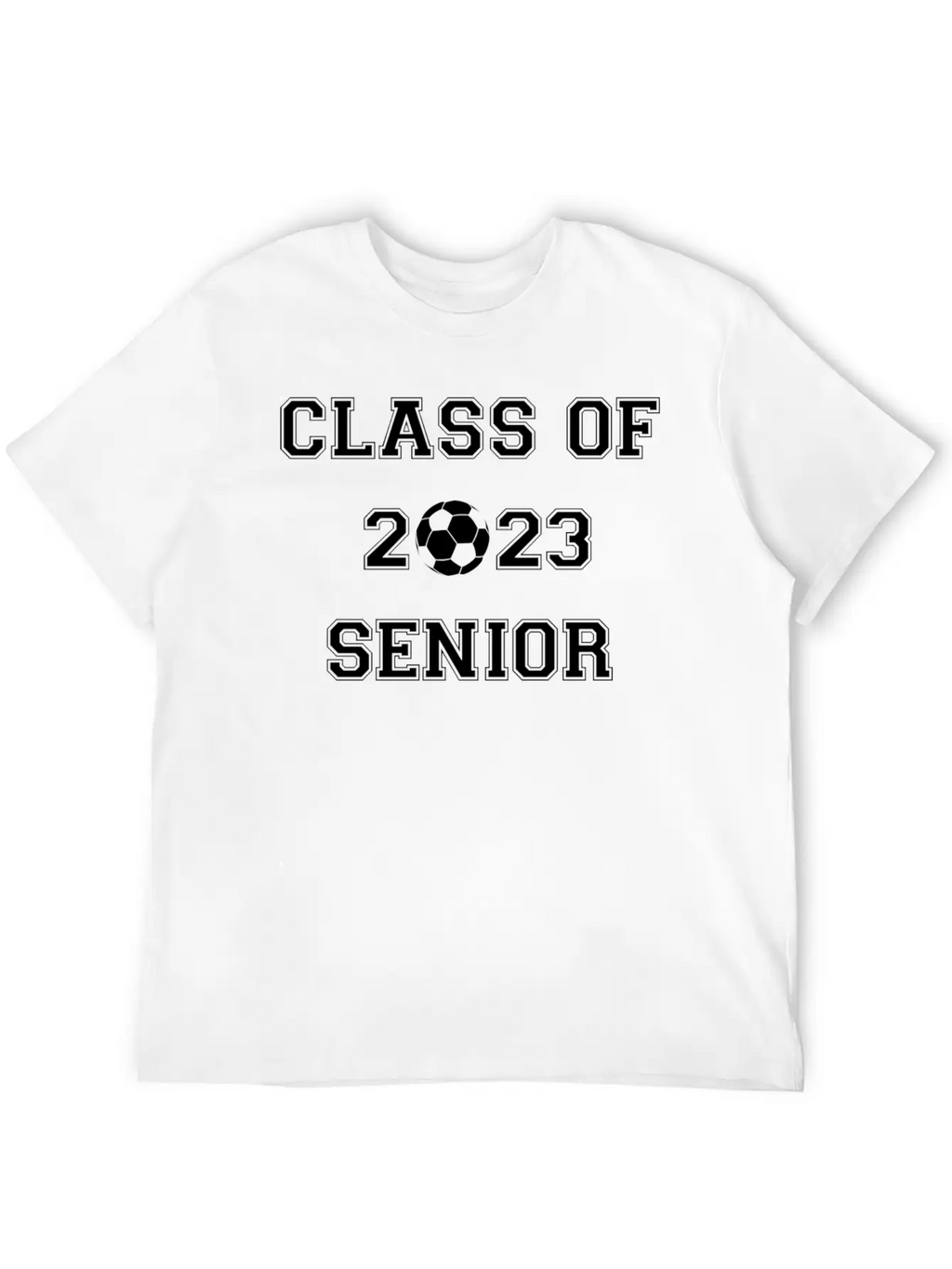 Fun Class Of 2023 Senior High School Soccer Gradua Essential Cotton Tee For Daily Outfits – Unisex Style