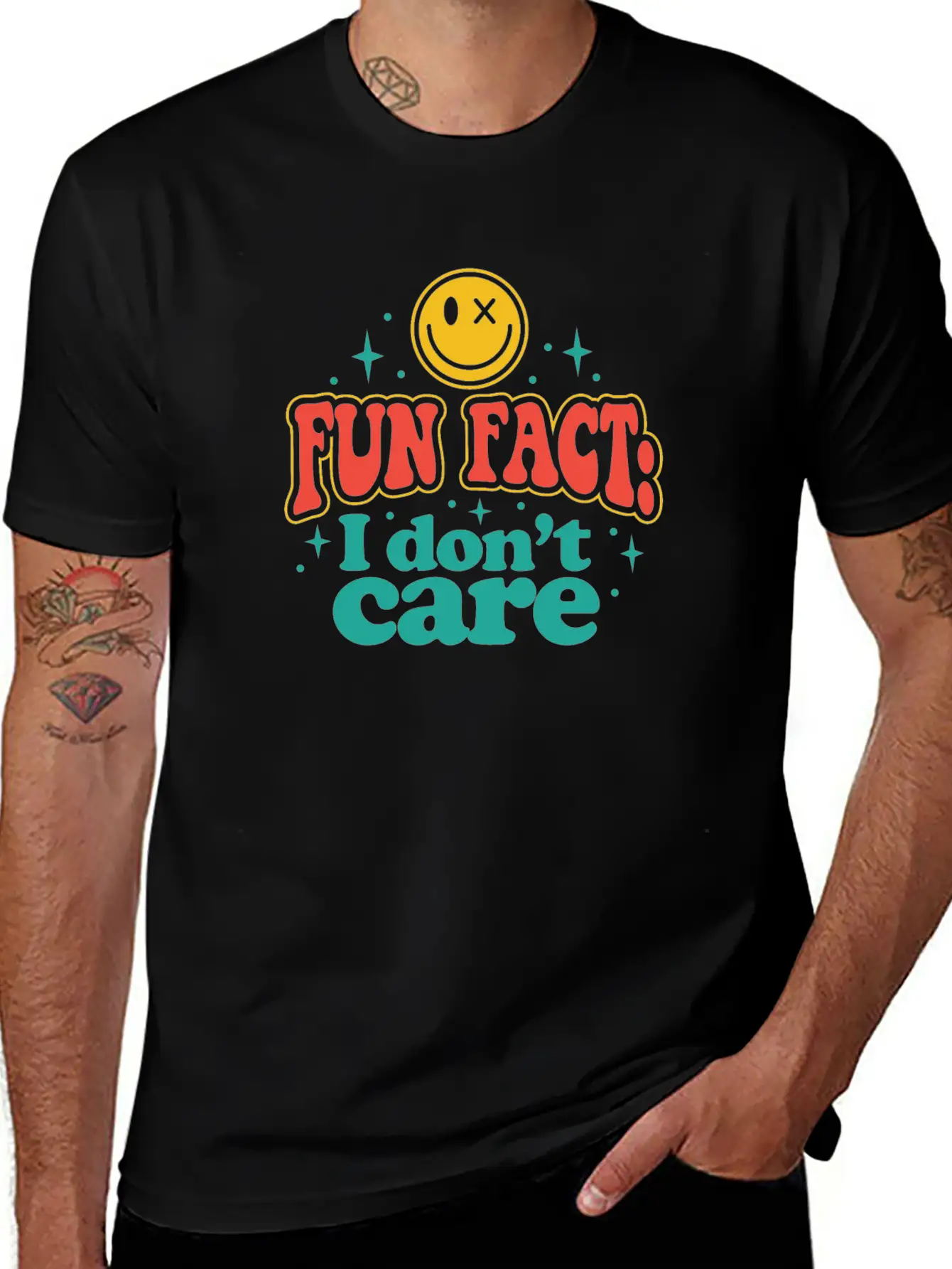Fun Fact I Dont Care Timeless Short Sleeve Tee – Comfy And Minimalist Design