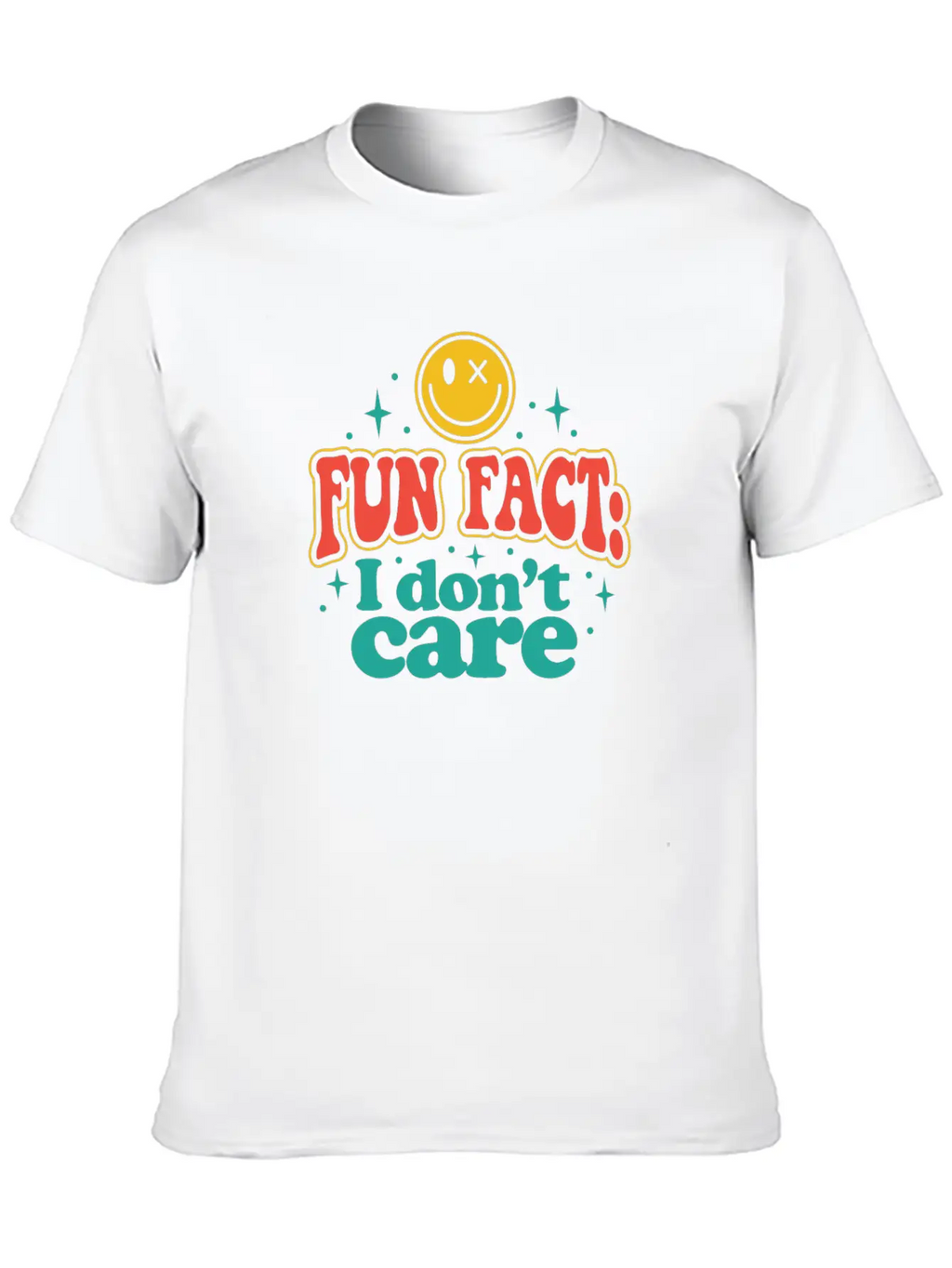 Fun Fact I Dont Care Timeless Short Sleeve Tee – Comfy And Minimalist Design