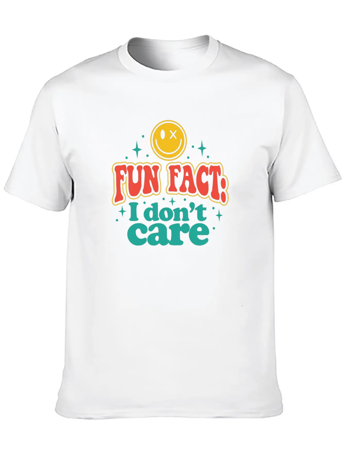 Fun Fact I Dont Care Timeless Short Sleeve Tee – Comfy And Minimalist Design