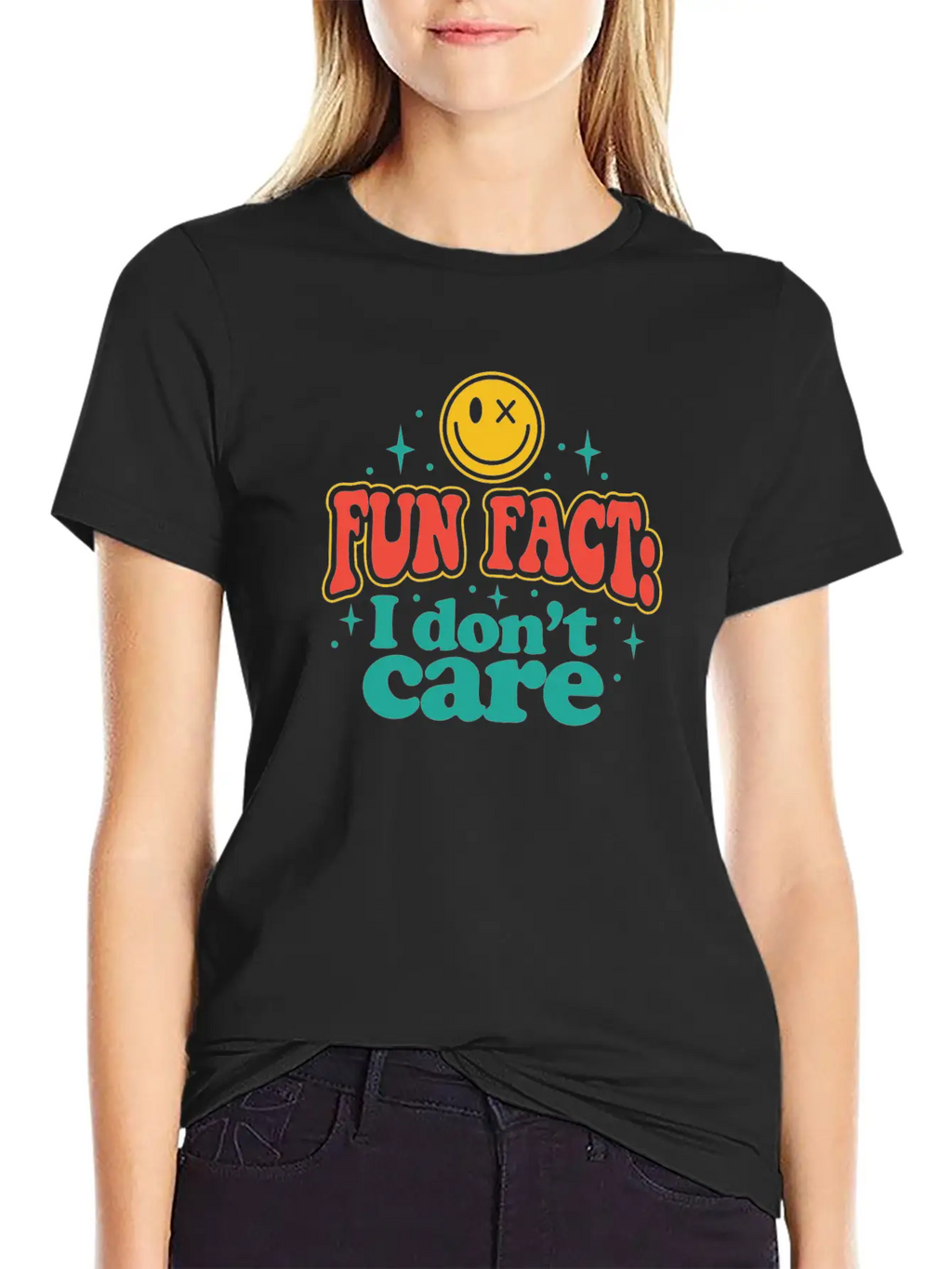 Fun Fact I Dont Care Timeless Short Sleeve Tee – Comfy And Minimalist Design