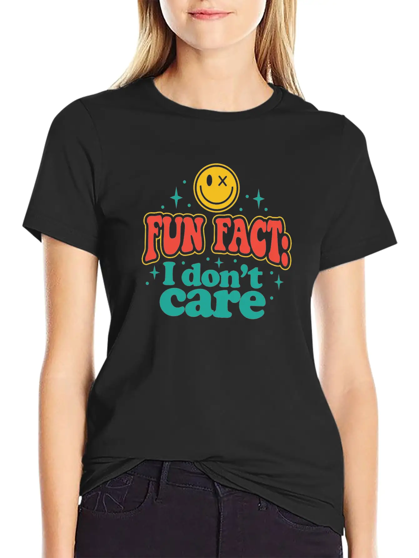 Fun Fact I Dont Care Timeless Short Sleeve Tee – Comfy And Minimalist Design