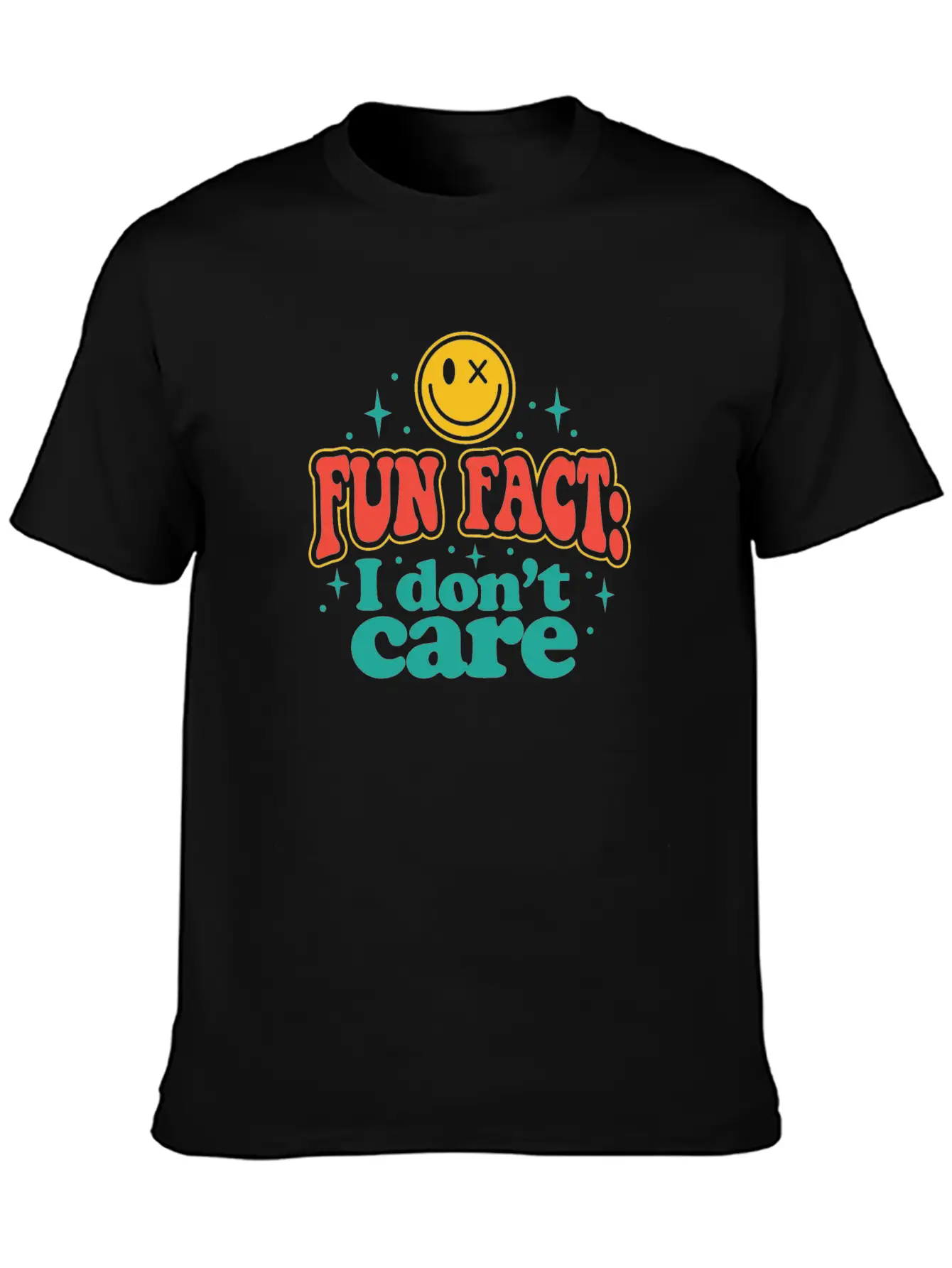 Fun Fact I Dont Care Timeless Short Sleeve Tee – Comfy And Minimalist Design