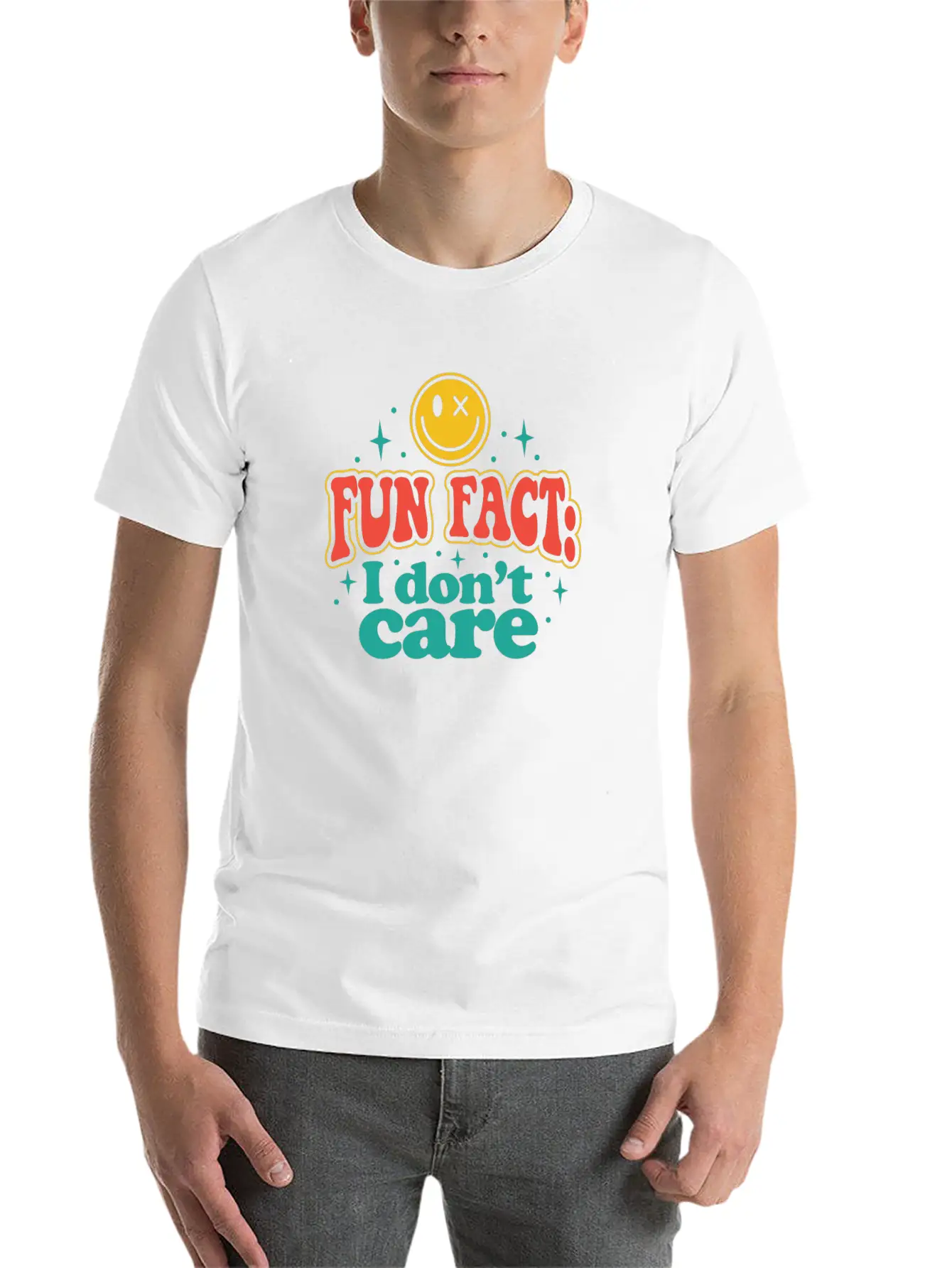 Fun Fact I Dont Care Timeless Short Sleeve Tee – Comfy And Minimalist Design