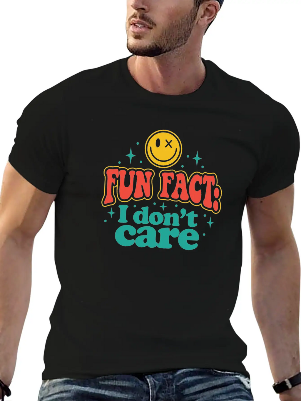 Fun Fact I Dont Care Timeless Short Sleeve Tee – Comfy And Minimalist Design