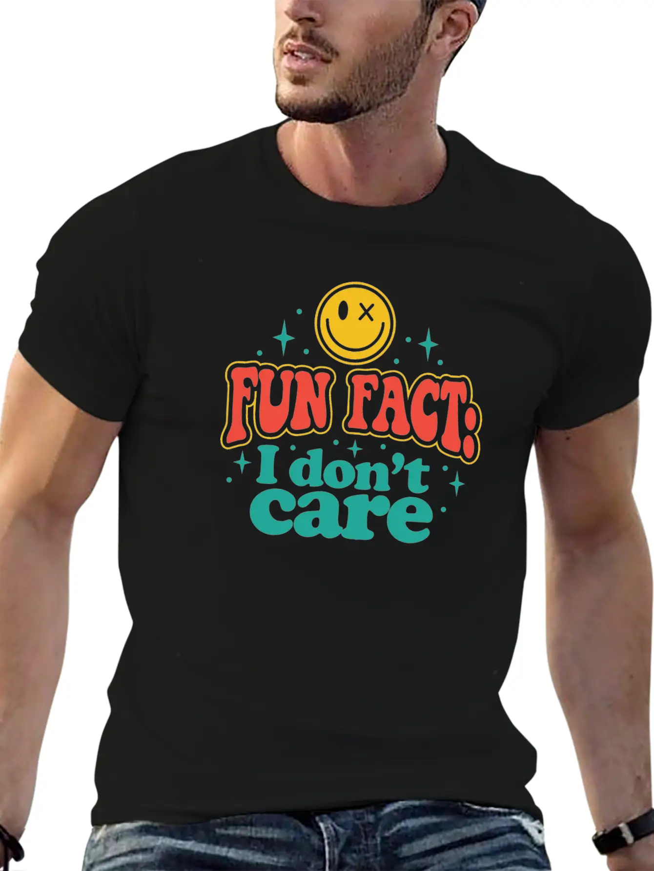 Fun Fact I Dont Care Timeless Short Sleeve Tee – Comfy And Minimalist Design