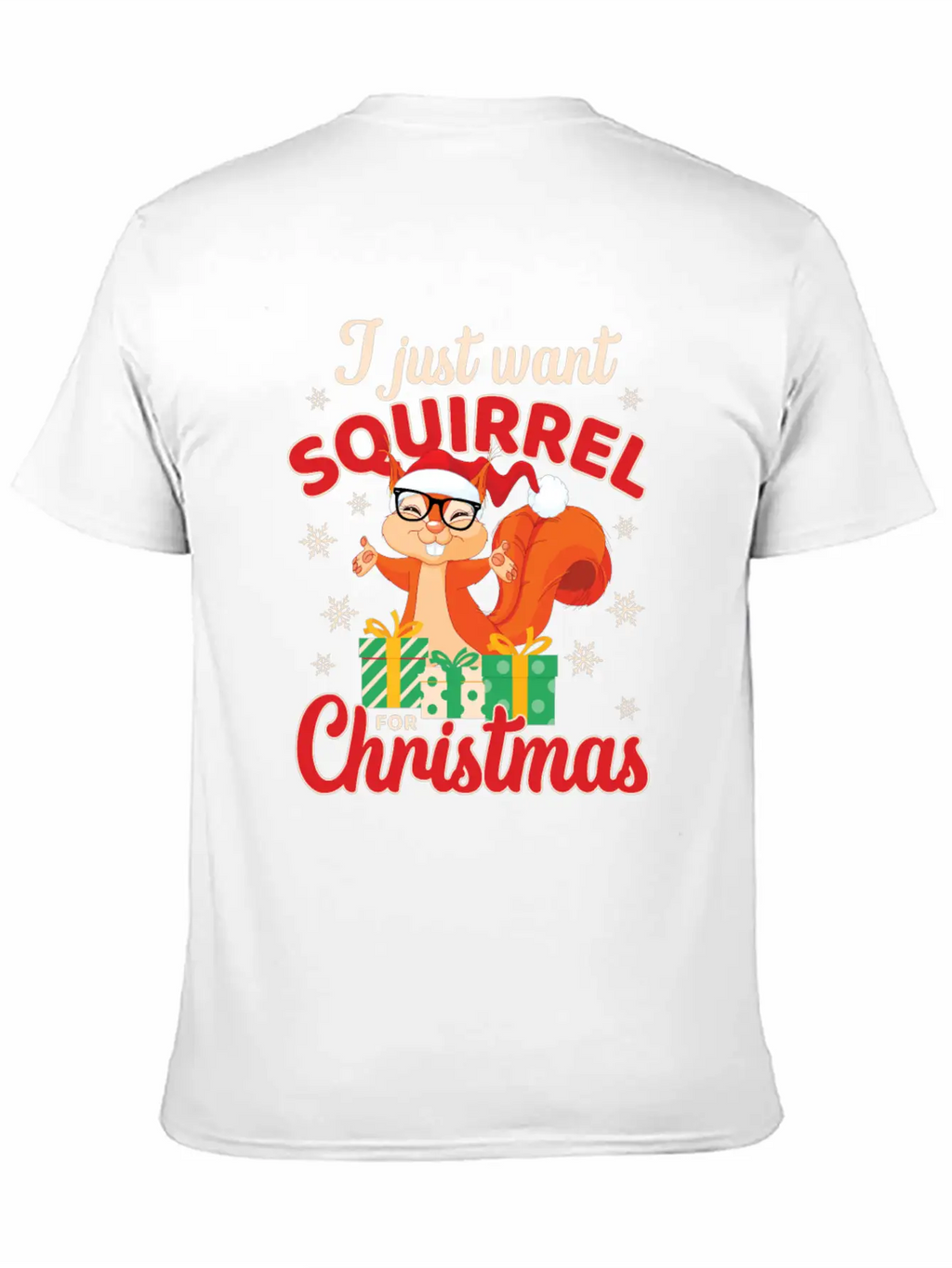 Fun Squirrel Christmas Shirt Festive Holiday Gift Essential Cotton Tee For Daily Outfits – Unisex Style
