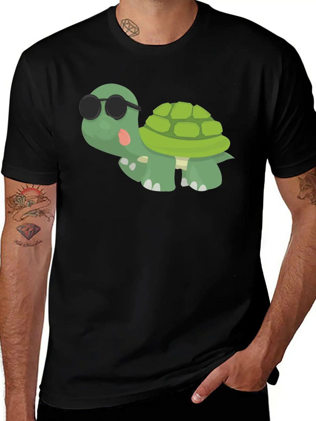 Fun Turtle Modern Fit Casual T-Shirt – Clean And Versatile Design