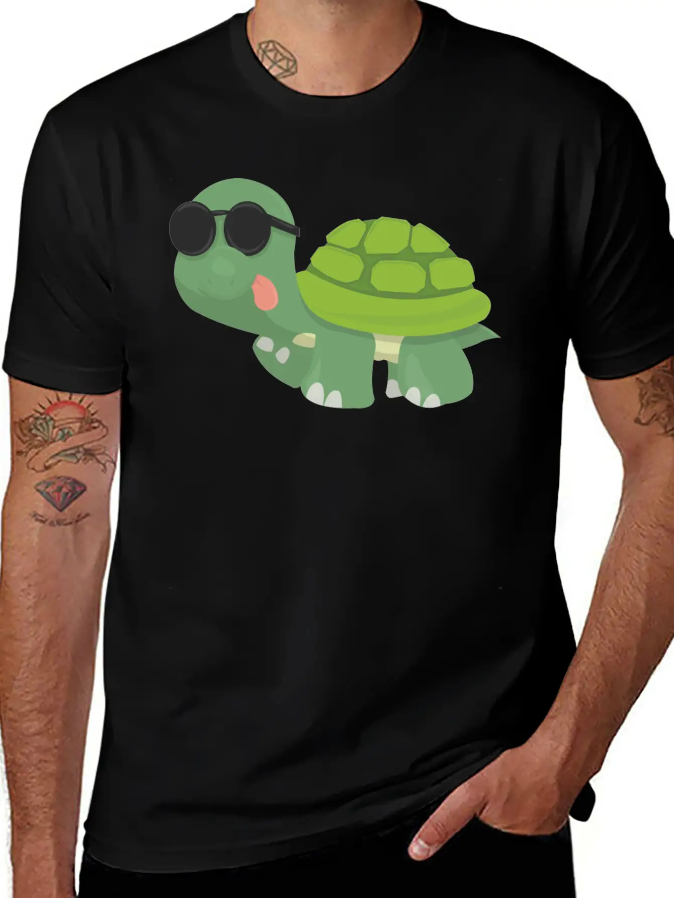 Fun Turtle Modern Fit Casual T-Shirt – Clean And Versatile Design