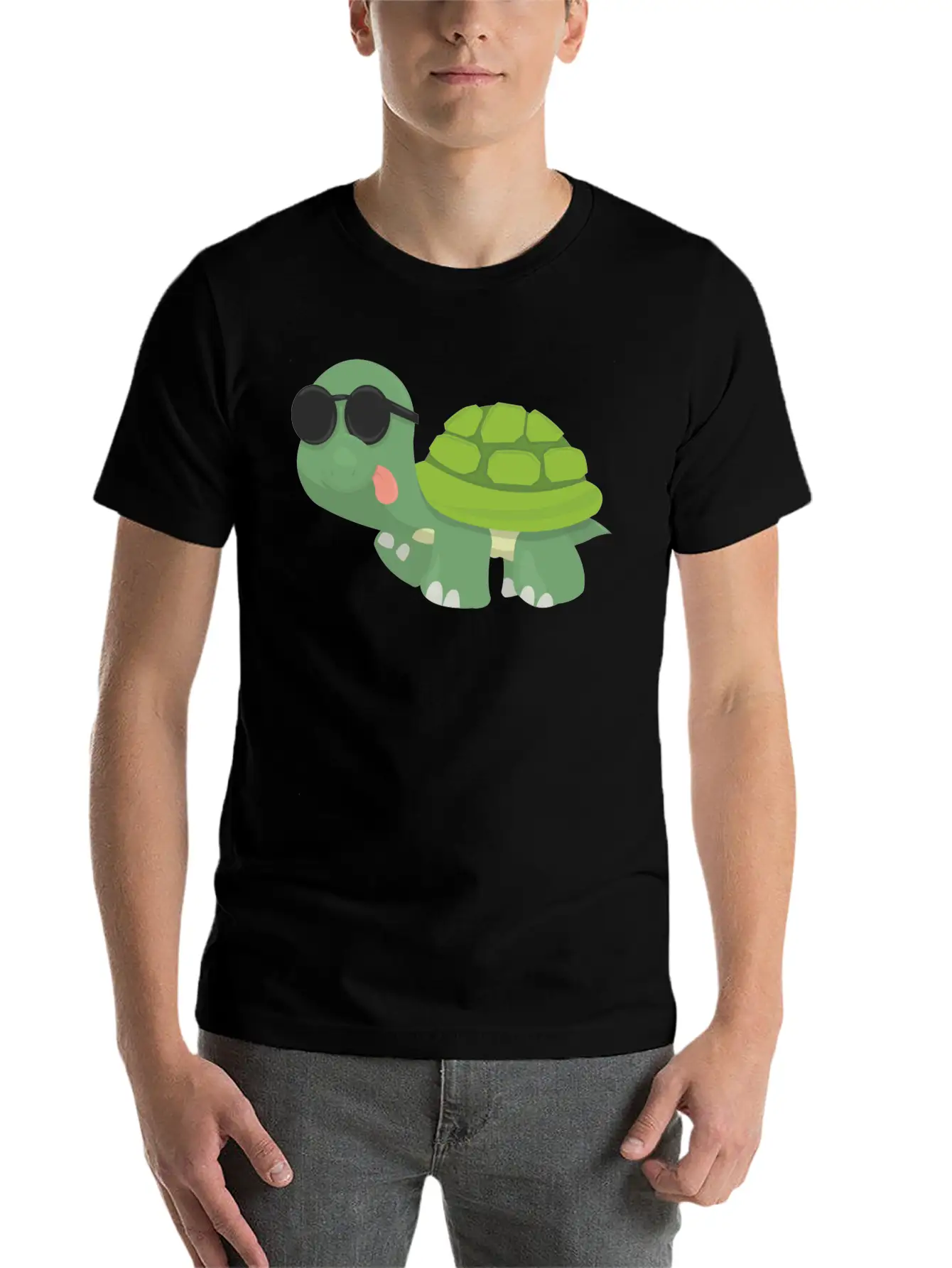 Fun Turtle Modern Fit Casual T-Shirt – Clean And Versatile Design