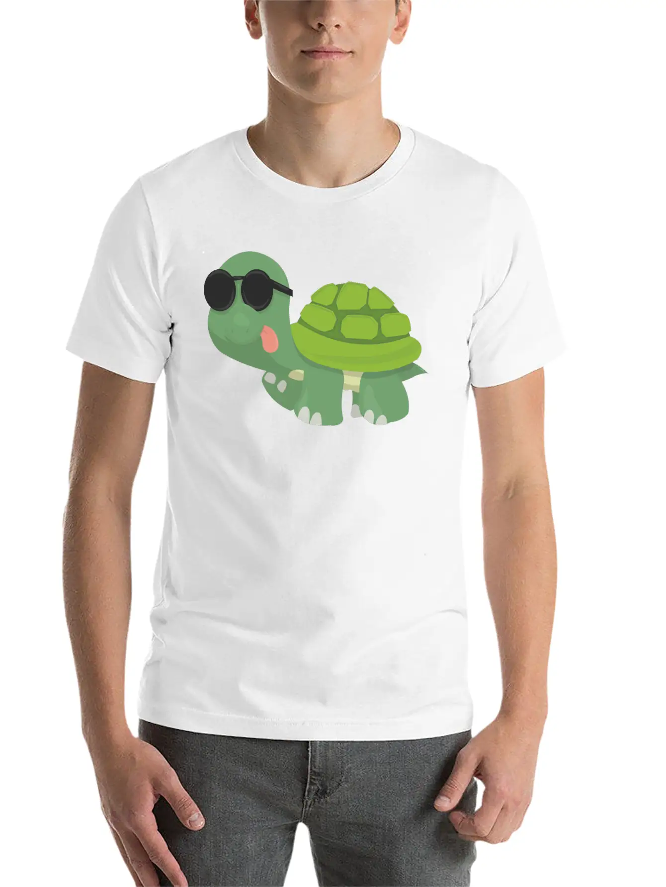 Fun Turtle Modern Fit Casual T-Shirt – Clean And Versatile Design