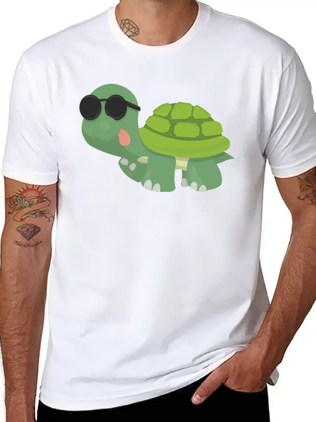 Fun Turtle Modern Fit Casual T-Shirt – Clean And Versatile Design