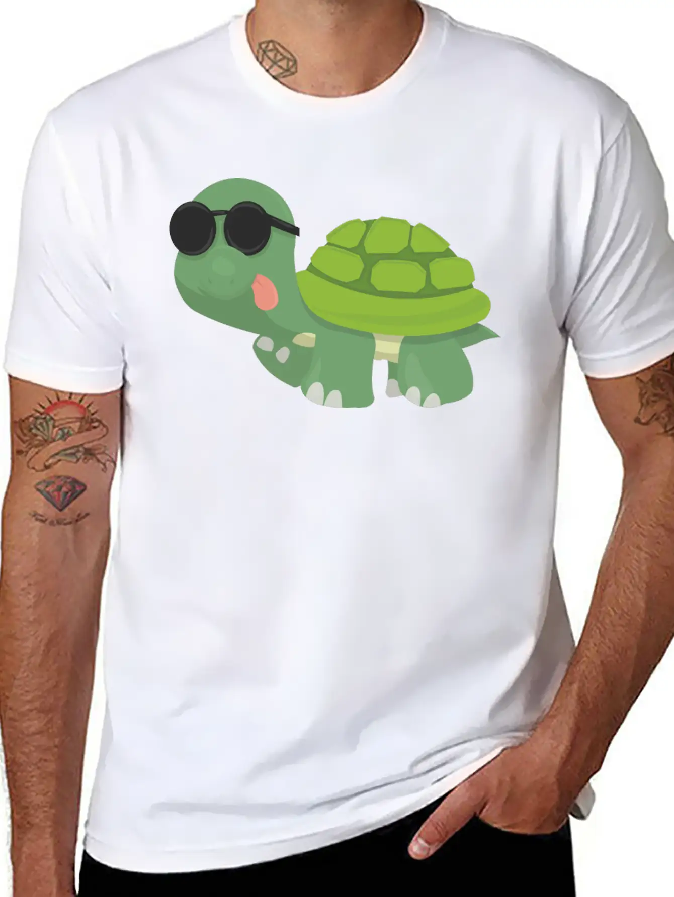 Fun Turtle Modern Fit Casual T-Shirt – Clean And Versatile Design