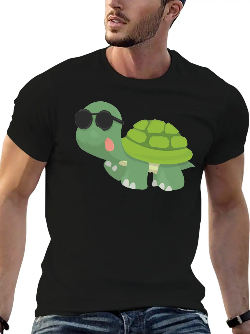 Fun Turtle Modern Fit Casual T-Shirt – Clean And Versatile Design