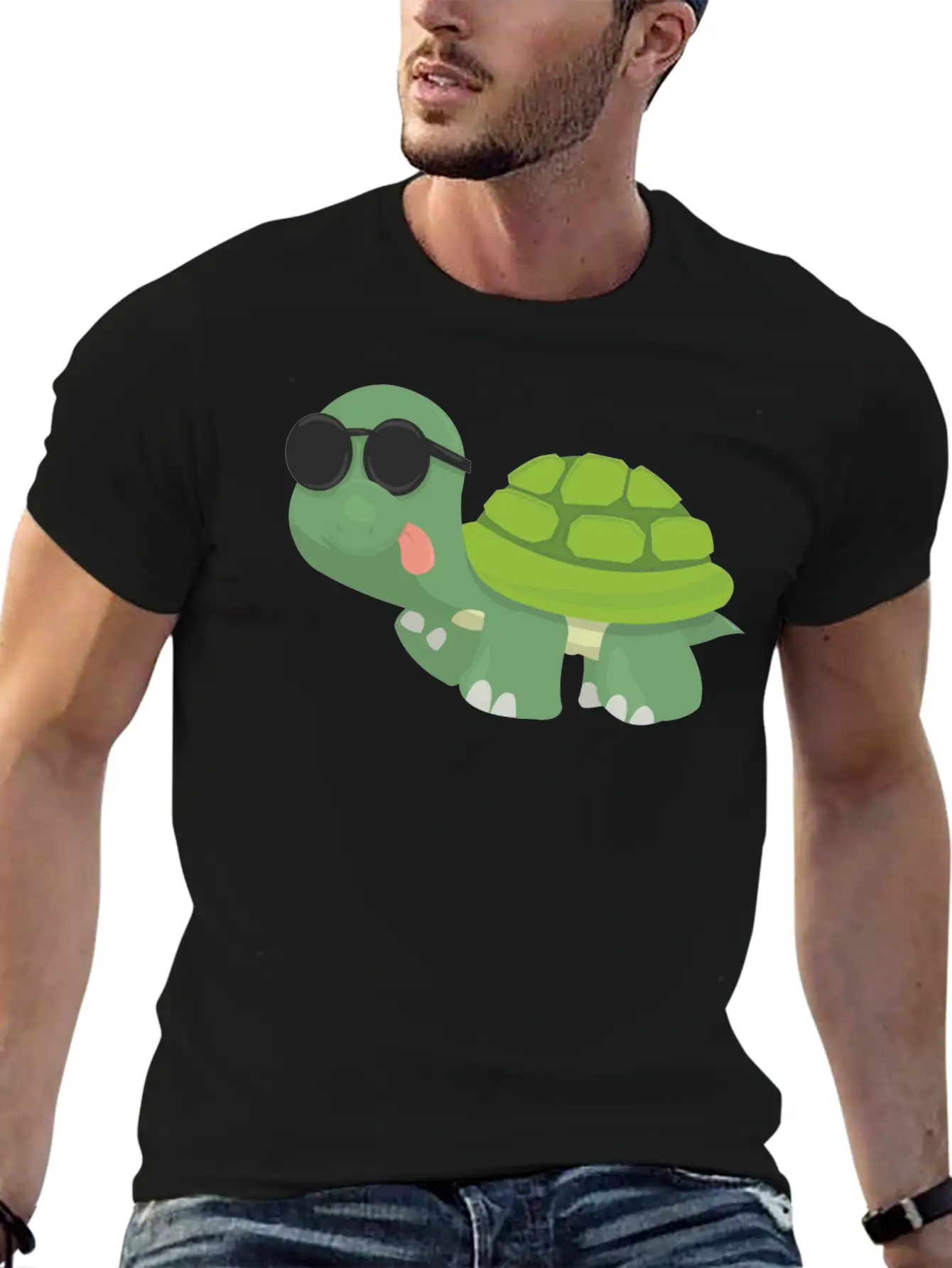 Fun Turtle Modern Fit Casual T-Shirt – Clean And Versatile Design