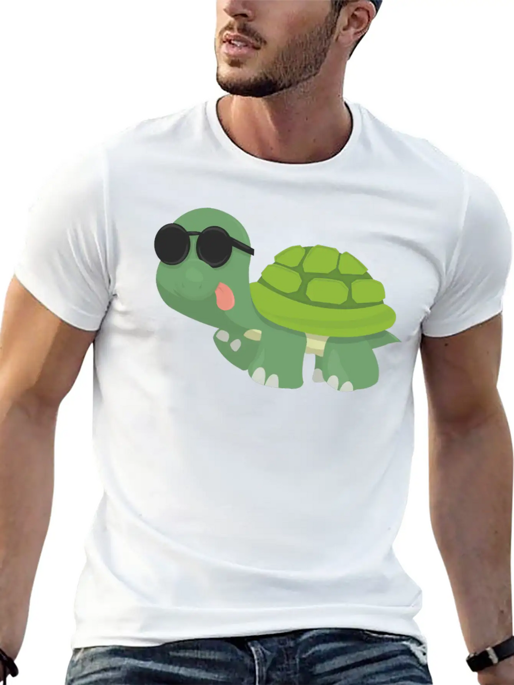 Fun Turtle Modern Fit Casual T-Shirt – Clean And Versatile Design