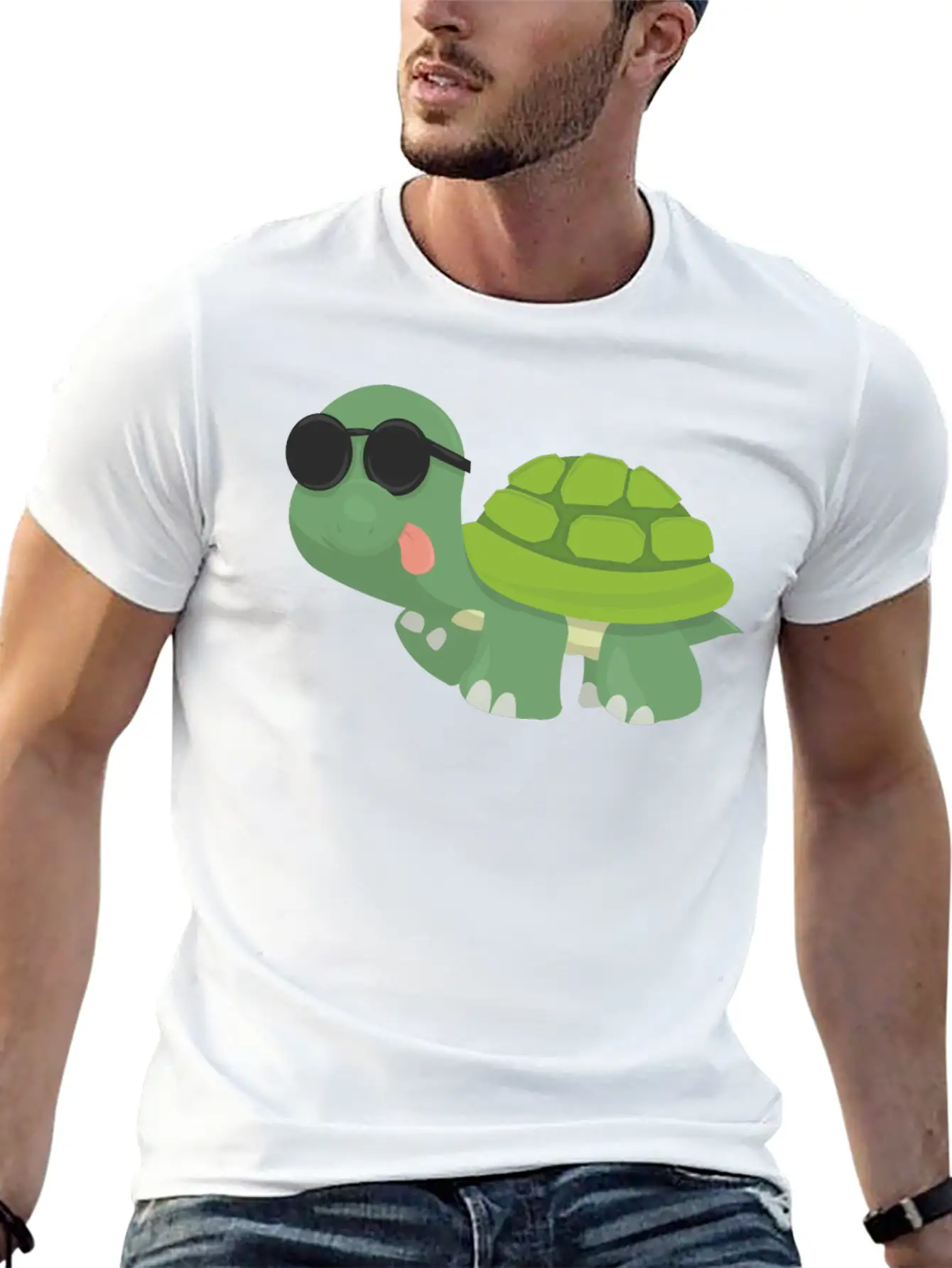 Fun Turtle Modern Fit Casual T-Shirt – Clean And Versatile Design