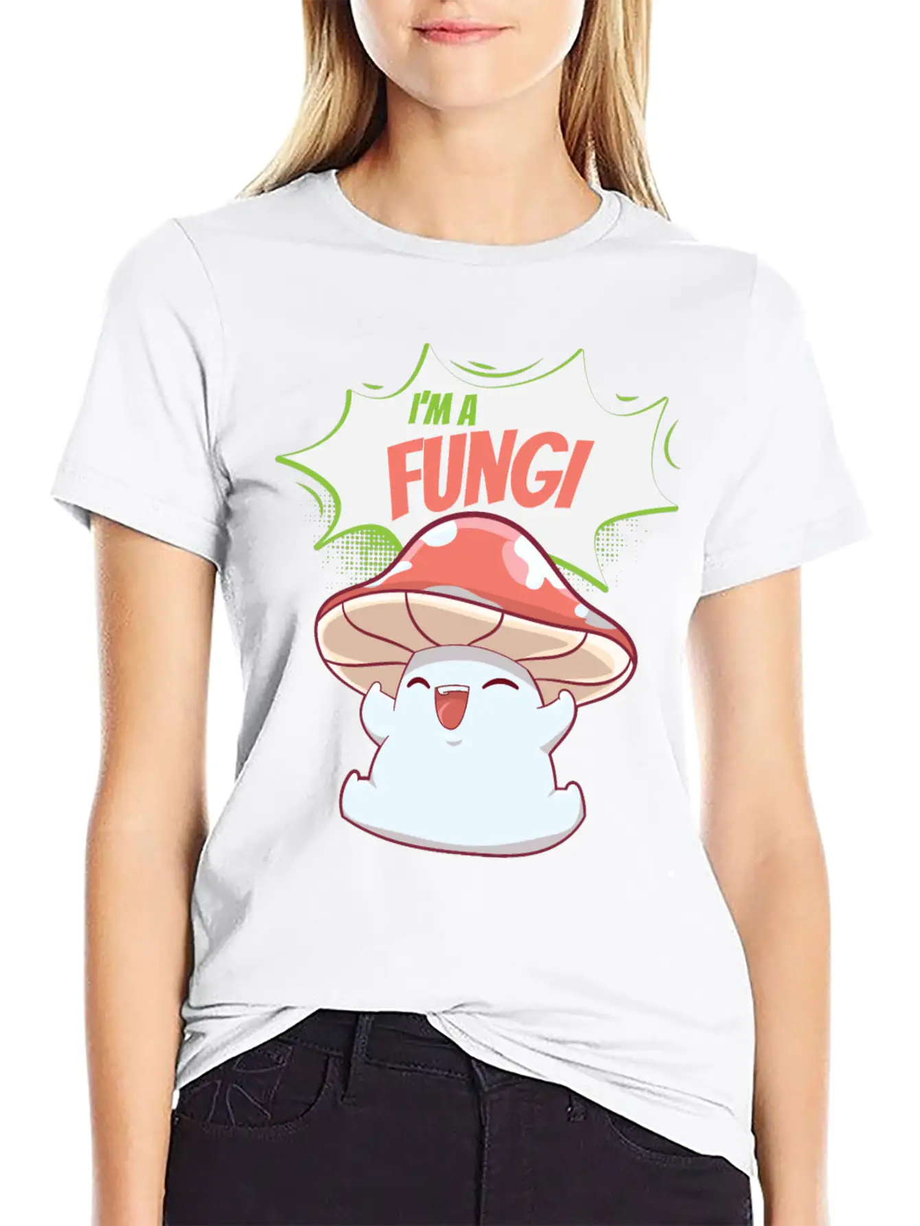 Fungi Mushroom Stylish Everyday T-Shirt – Unisex Basic Cotton Tee