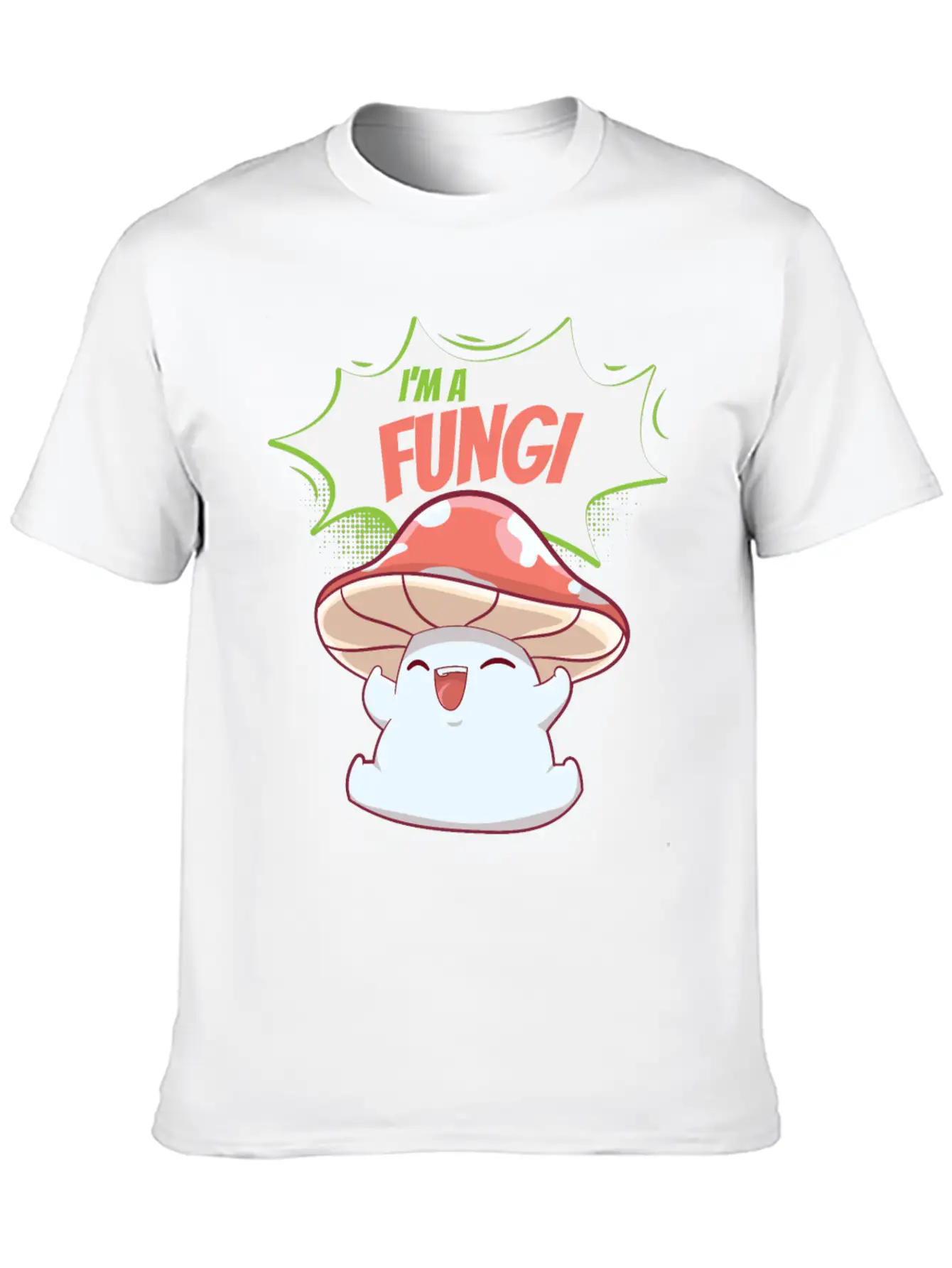 Fungi Mushroom Stylish Everyday T-Shirt – Unisex Basic Cotton Tee
