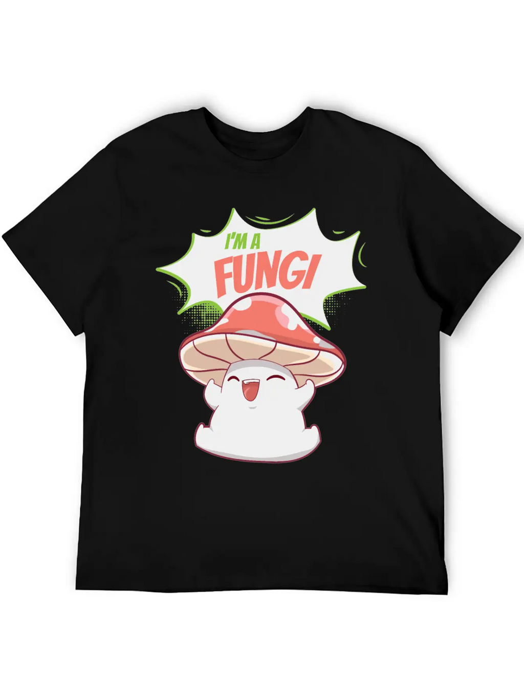 Fungi Mushroom Stylish Everyday T-Shirt – Unisex Basic Cotton Tee