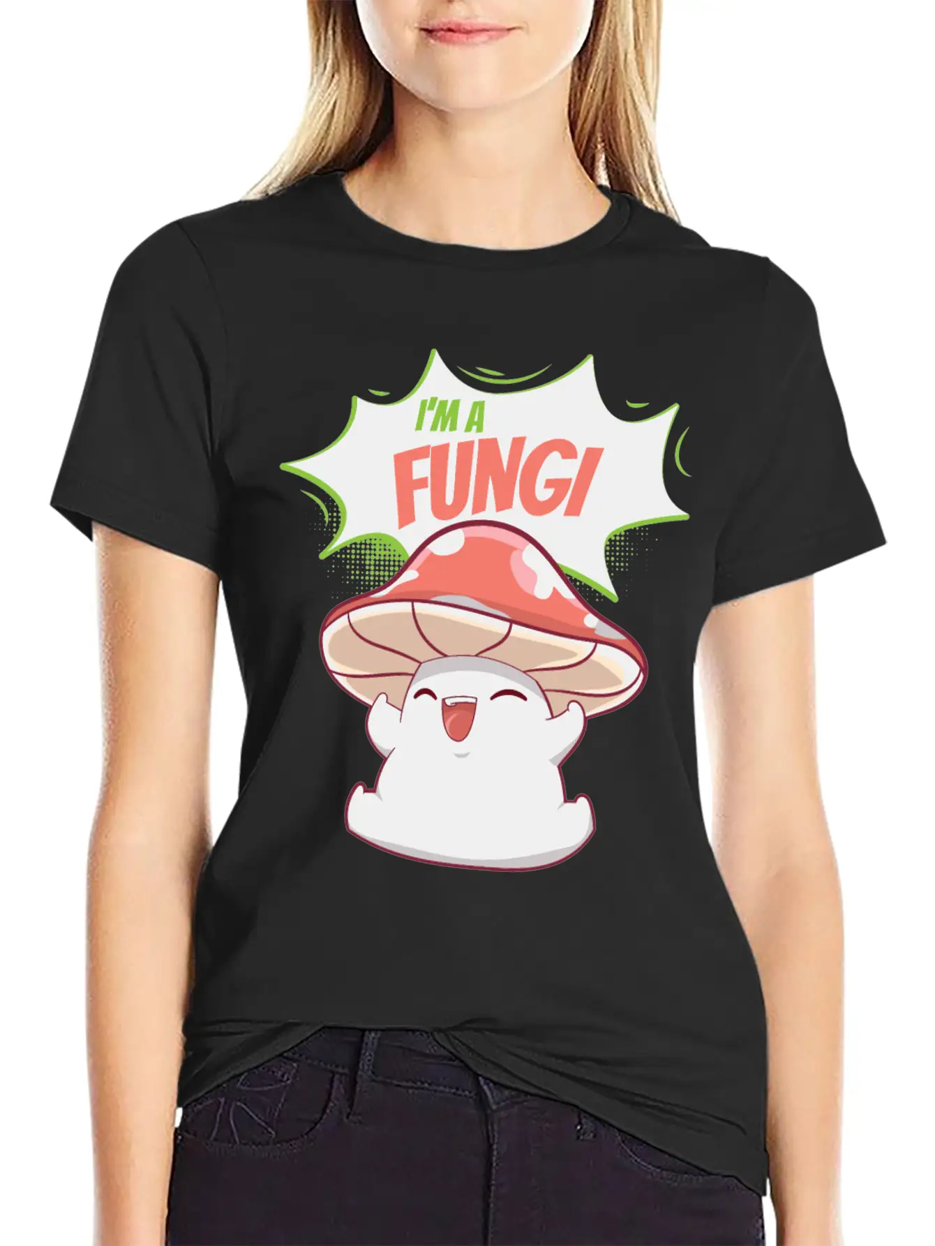 Fungi Mushroom Stylish Everyday T-Shirt – Unisex Basic Cotton Tee