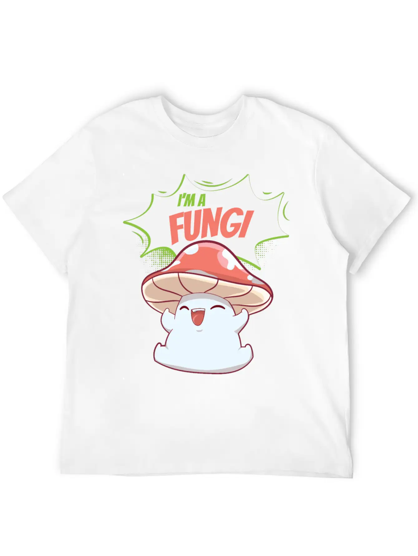 Fungi Mushroom Stylish Everyday T-Shirt – Unisex Basic Cotton Tee