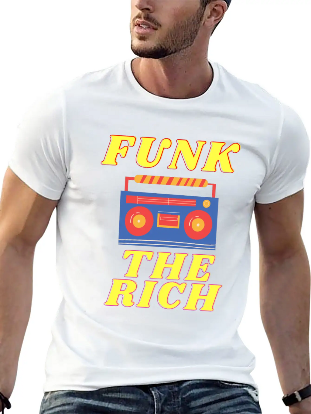 FUNK THE RICH Classic Cotton Tee – Unisex Comfort For Any Season