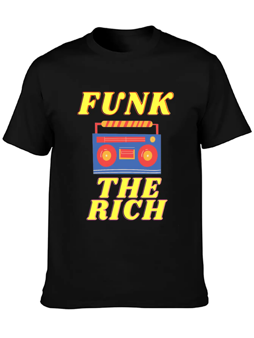 FUNK THE RICH Classic Cotton Tee – Unisex Comfort For Any Season