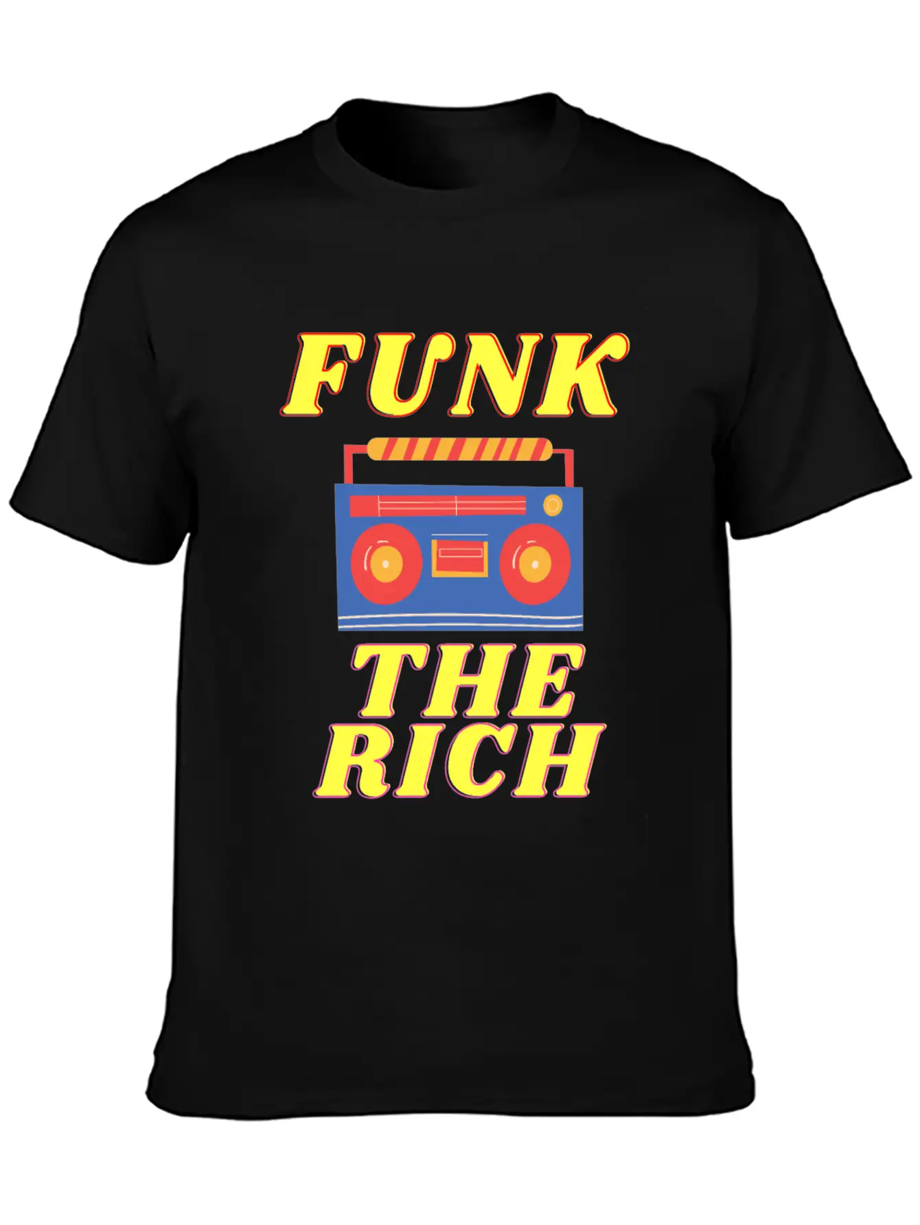 FUNK THE RICH Classic Cotton Tee – Unisex Comfort For Any Season