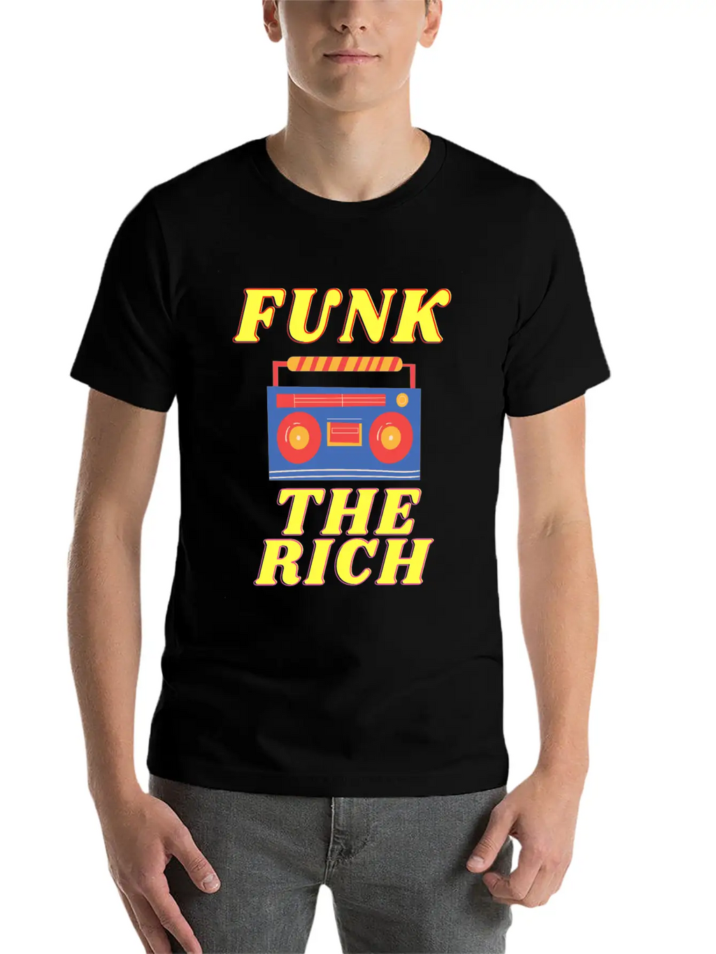 FUNK THE RICH Classic Cotton Tee – Unisex Comfort For Any Season