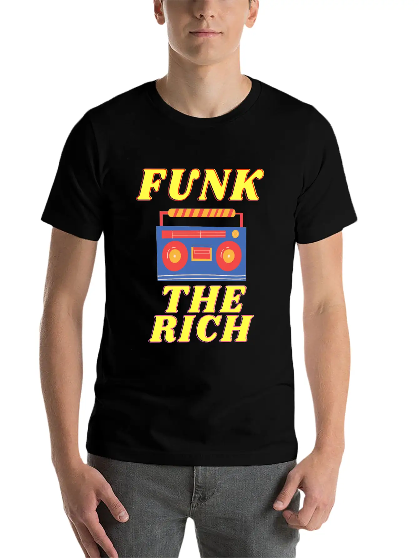 FUNK THE RICH Classic Cotton Tee – Unisex Comfort For Any Season