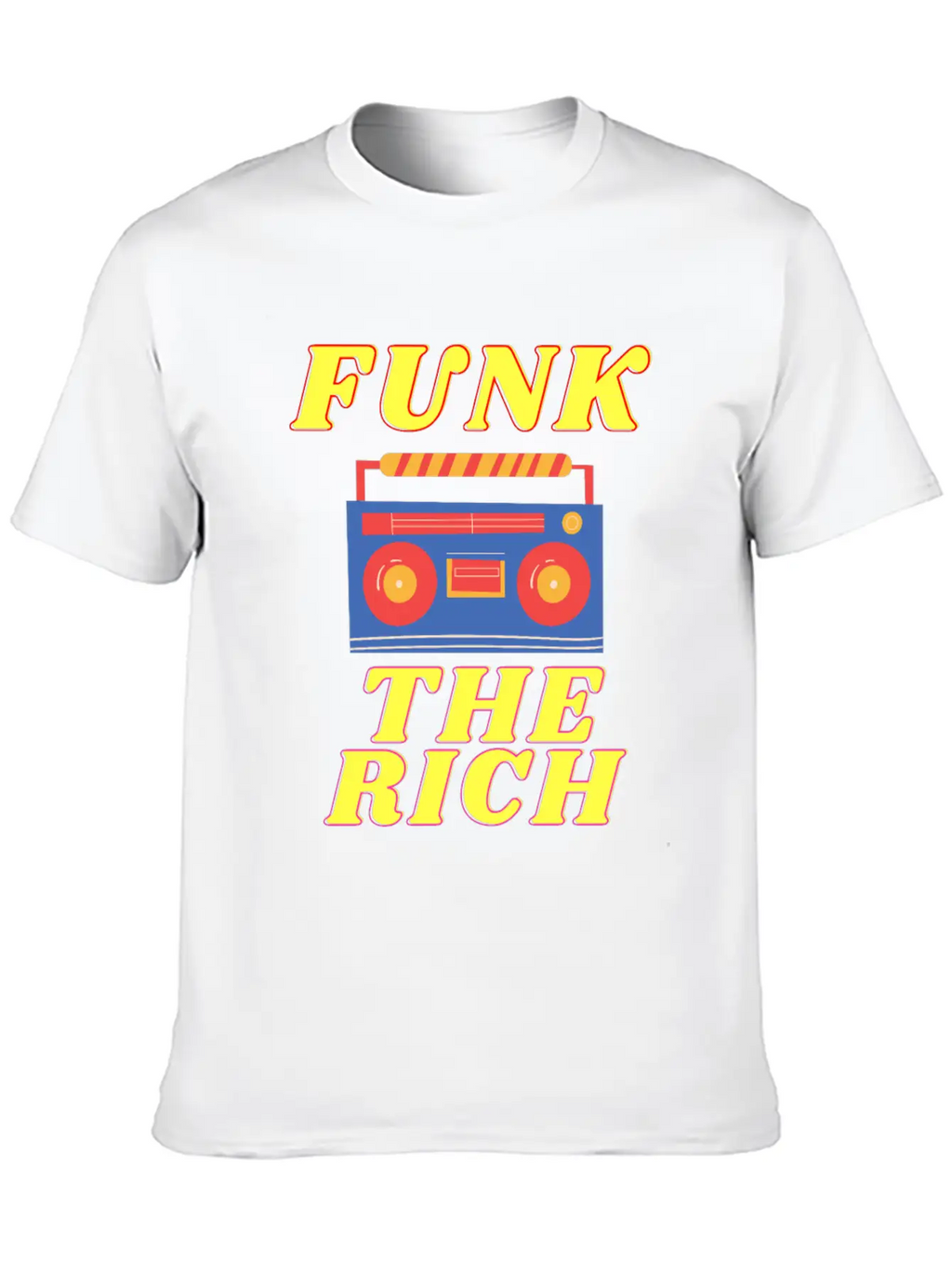 FUNK THE RICH Classic Cotton Tee – Unisex Comfort For Any Season